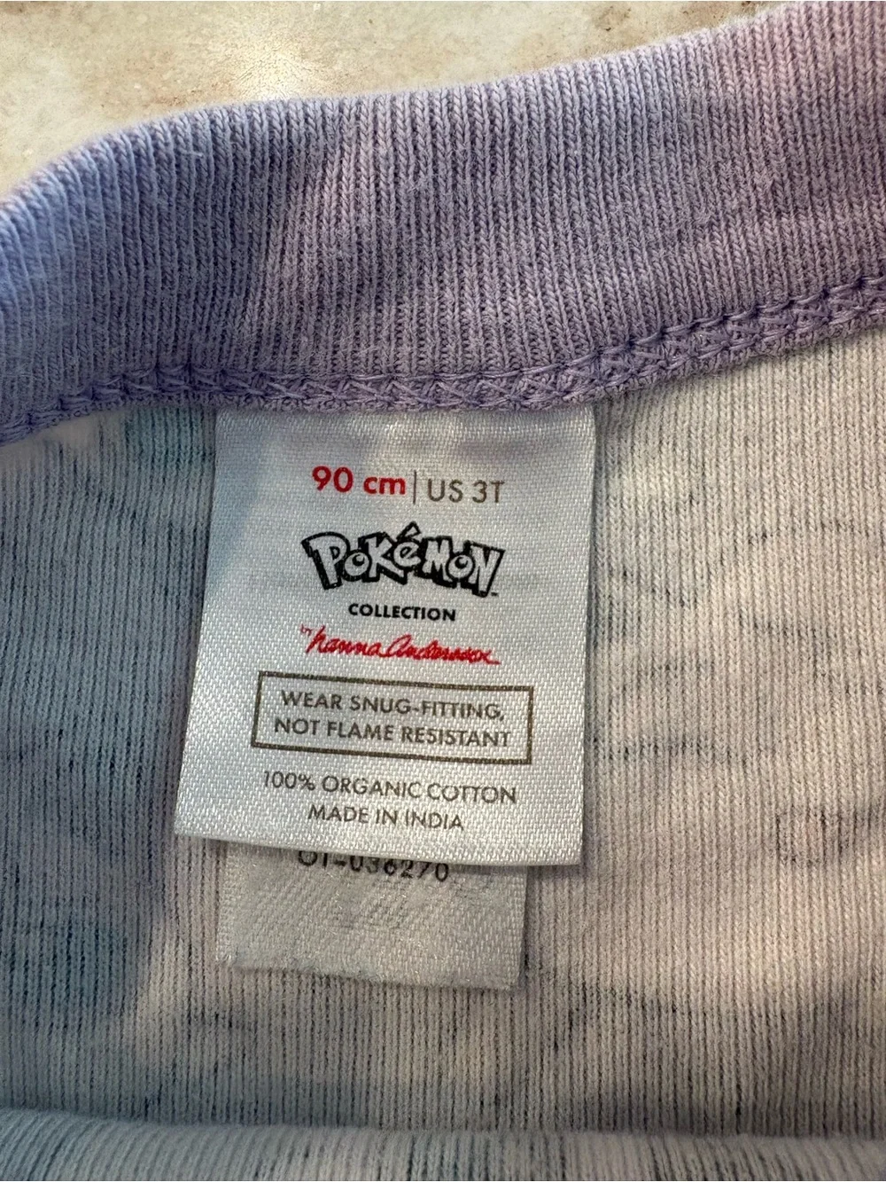 Hanna Andersson x Pokemon JigglyPuff Pajama Set Long Sleeve 3T Snug Fit